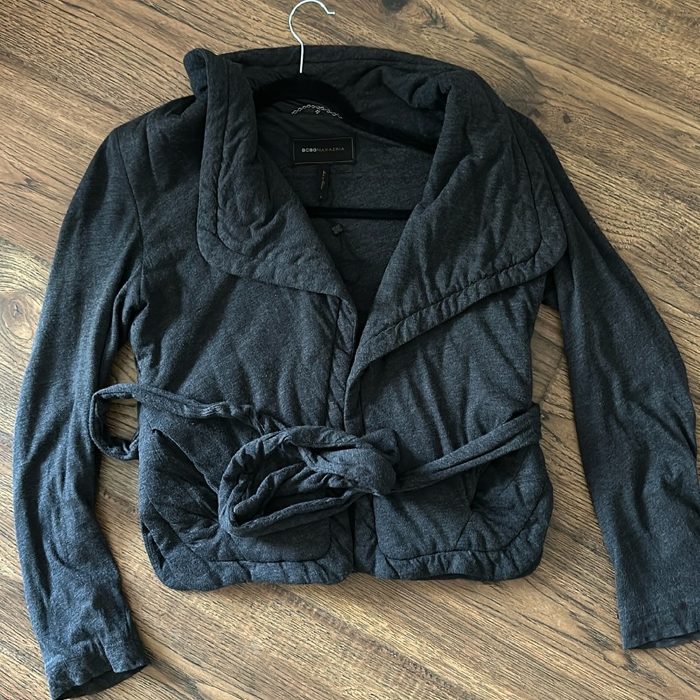 BCBG wrap sweater